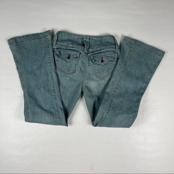 Brappers Jeans Relaxed Flare Light Blue Denim LSB211L - Picture 4 of 12